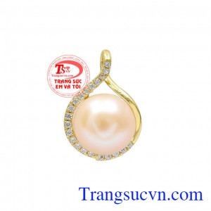 Mặt dây nữ ngọc trai trang nhã