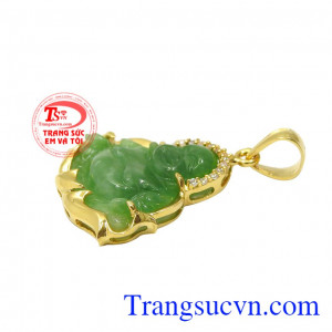 Phật di lặc hoan hỉ đem lại cho người dùng sự vui vẻ, lạc quan yêu đời. Mặt phật di lặc hoan hỉ jadeite