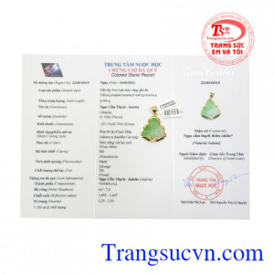 Mặt phật di lặc jadeite an bình
