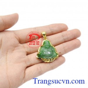 Sản phẩm có thể làm quà tặng cho người thân và bạn bè. Mặt phật di lặc jadeite an nhiên