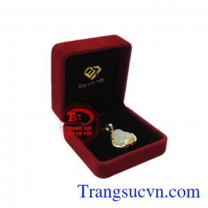 Mặt phật di lặc jadeite phát tài nhận đặt chế tác theo yêu cầu.