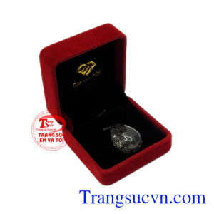 Mặt thạch anh tóc giọt nước đẹp chất lượng.