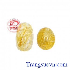 Mặt thạch anh tóc vàng đẹp