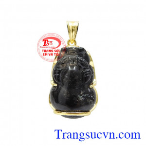 Mặt tỳ hưu bọc vàng chất lượng dành cho người mệnh Thủy và Mộc.