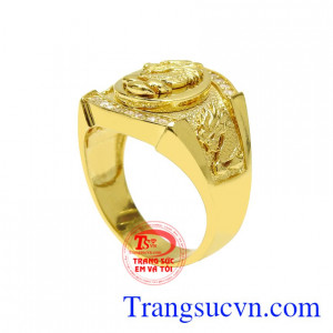 Nhẫn nam rồng chất lượng sự lựa chọn hoàn hảo dành cho phái mạnh nhận đặt chế tác theo yêu cầu.