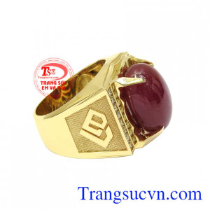Nhẫn nam Ruby sao đẳng cấp sự lựa chọn dành cho những quý ông hiện đại.