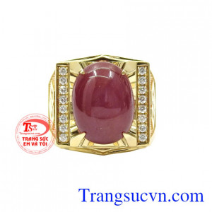 Trong phong thủy, đá Ruby là viên đá hộ mệnh cho người sinh tháng 7 và mang đến may mắn cho những người mang mệnh Thổ và Hỏa.