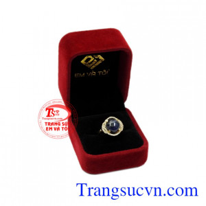 Nhẫn nữ saphir sang trọng tinh tế.