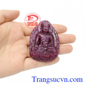 Phật A Di Đà Ruby an nhiên đẹp.