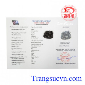 Phật Di Lặc saphir an khang