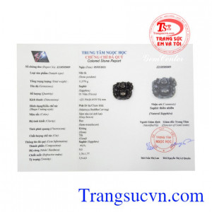 Phật Di Lặc saphir hưng thịnh