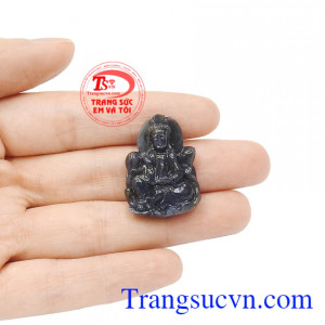 Phật Quan Âm saphir cát khí đẹp.