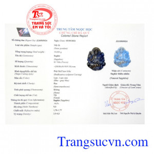 Phật Quan Âm saphir đại cát