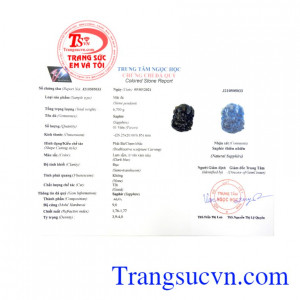 Phật Quan Âm saphir hạnh phúc