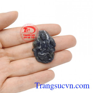 Phật Quan Âm saphir thánh thiện đẹp.