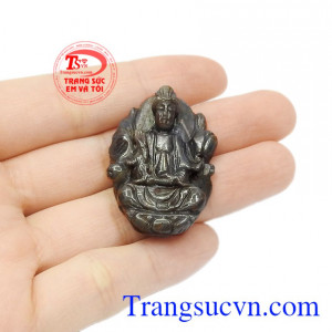 Phật Quan Âm Sapphire đại lộc tinh xảo.