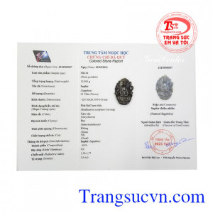 Phật Quan Âm Sapphire đại lộc