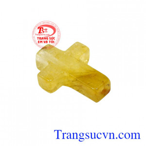 Thánh giá thạch anh tóc an lành thanh toán an toàn.