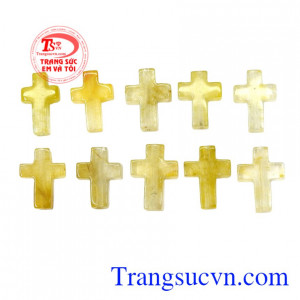 Thánh giá thạch anh tóc an lành