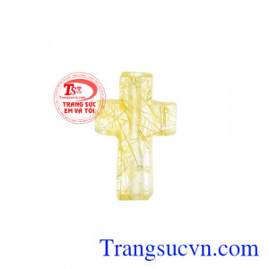 Thánh giá thạch anh tóc đẹp là món quà tặng ý nghĩa dành cho những ai theo đạo công giáo.