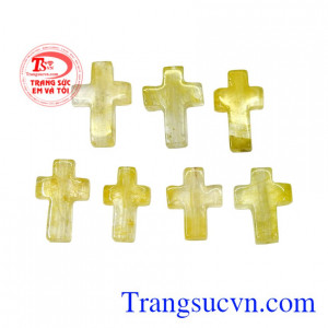 Thánh giá thạch anh tóc đẹp