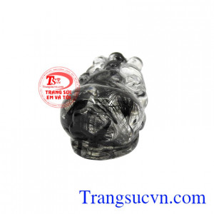 Tỳ hưu thạch anh tóc lộc phát đẹp.