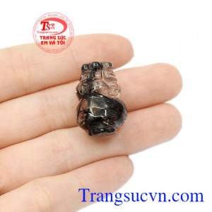 Tỳ hưu thạch anh tóc lộc phát may mắn.