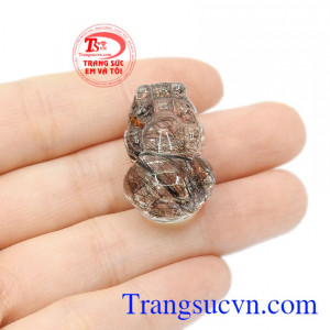 Tỳ hưu thạch anh tóc phát đạt thiên nhiên.