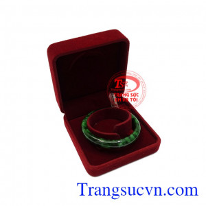Vòng cẩm thạch an nhiên có giấy kiểm định đá quý, giao hàng trên toàn quốc.