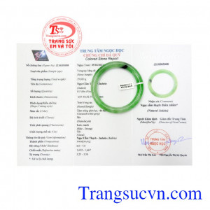 Vòng ngọc jadeite an khang