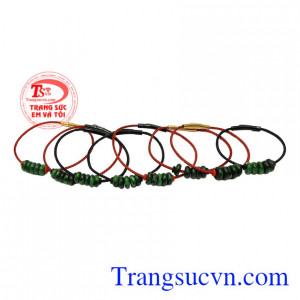 Vòng tay ngọc cẩm thạch phúc lộc