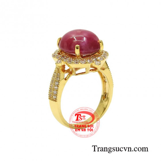 Nhẫn nữ ruby sao ấn tượng