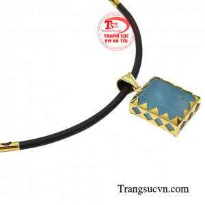 Bộ mặt dây aquamarine chất lượng giao hàng tận nơi.
