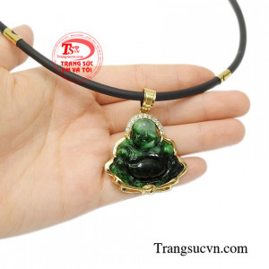 Bộ mặt dây Di Lặc cẩm thạch giao hàng trên toàn quốc.