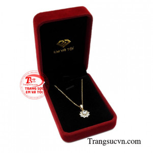 Bộ mặt dây vàng tây ấn tượng