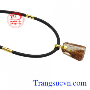 Bộ mặt thạch anh tóc đẹp thiên nhiên.