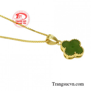 Bộ mặt vàng nephrite tài lộc chất lượng.