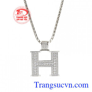 Bộ mặt vàng trắng chữ H món quà tặng sang trọng, đẳng cấp dành cho các quý ông.