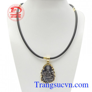 Bộ Phật Bà Sapphire Thịnh Vượng chạm khắc tinh xảo, sắc nét, chất lượng đá đảm bảo