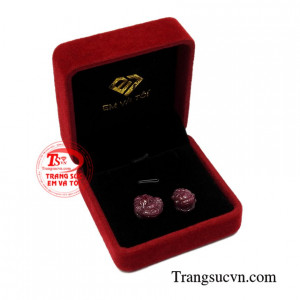 Cặp thiềm thừ ruby chất lượng