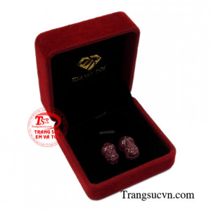 Cặp tỳ hưu ruby phú quý