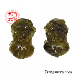 Cặp tỳ hưu sapphire may mắn mang đến sự giàu có, thịnh vượng và phát tài.