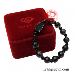 Chuỗi mân côi thạch anh tóc an lành chất lượng.