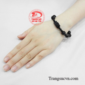 Chuỗi mân côi thạch anh tóc an lành