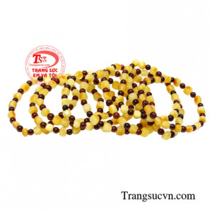 Chuỗi tay hổ phách cho bé