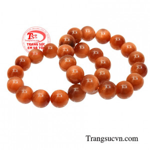 Chuỗi tay mắt hổ mệnh thổ thời trang.