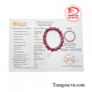 Chuỗi tay Ruby 10 ly