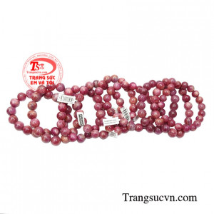 Chuỗi tay Ruby 12 ly đẹp.