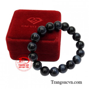Chuỗi tay thạch anh mắt chim ưng thiên nhiên.