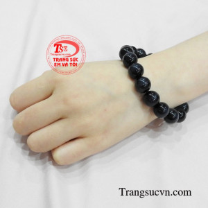 Chuỗi tay thạch anh mắt chim ưng có giấy kiểm định đá quý.